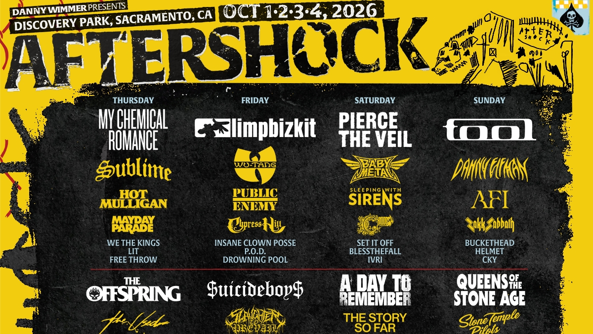 My Chemical Romance, TOOL, Limp Bizkit Lead Aftershock 2026